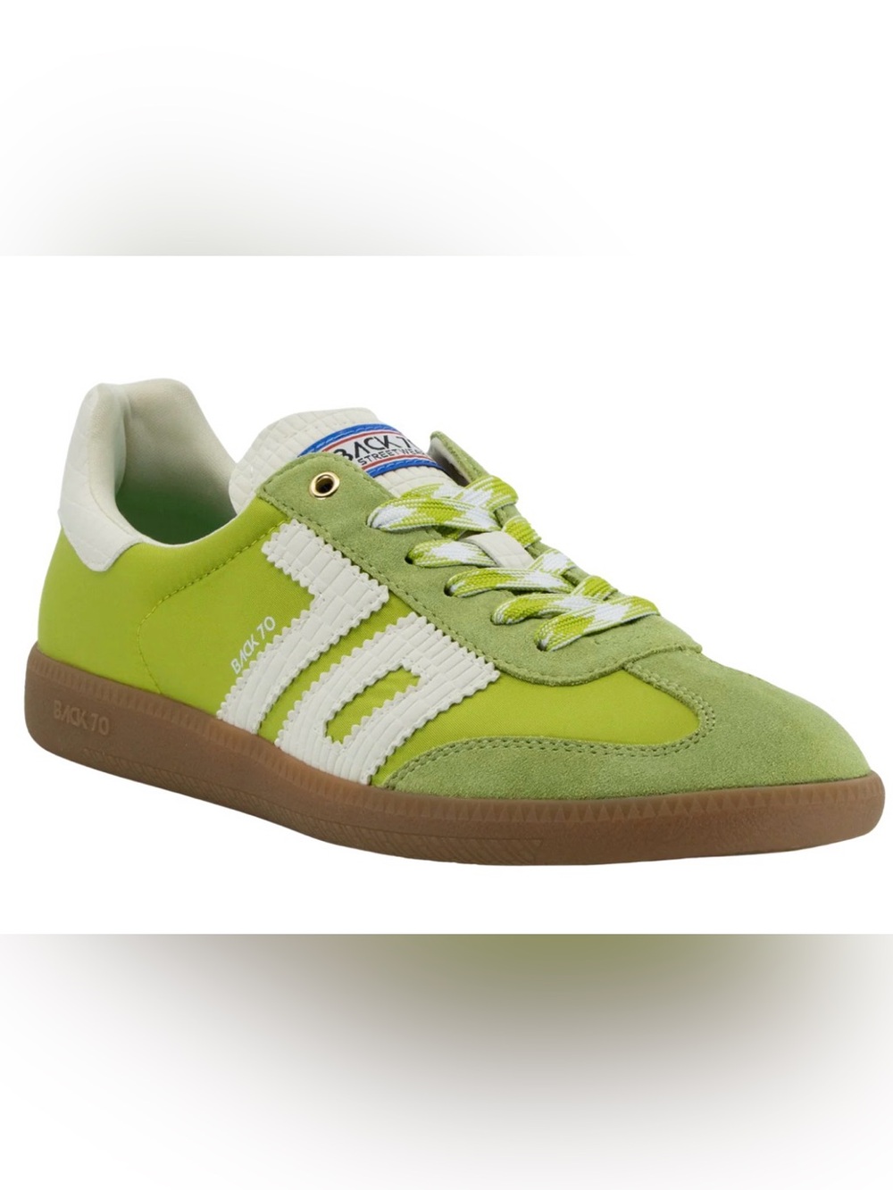 BACK 70 Ghost Sneakers in Lemon Retro Sneaker with Gum Sole- Size 39